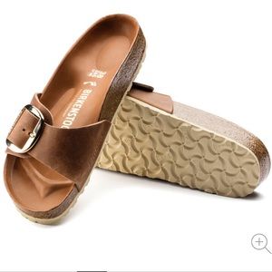 Birkenstock Madrid Big Buckle Cognac 38